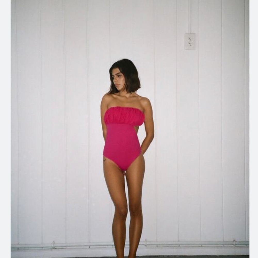 NWT Zara Ruffled Swimsuit - Picture 5 of 9